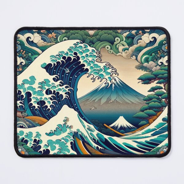 Item preview, Hokusai inspired wave designed and sold by saqui-com.