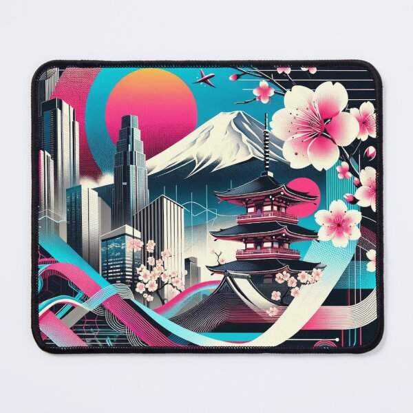 Item preview, Mt.Fuji with skyscrapers designed and sold by saqui-com.