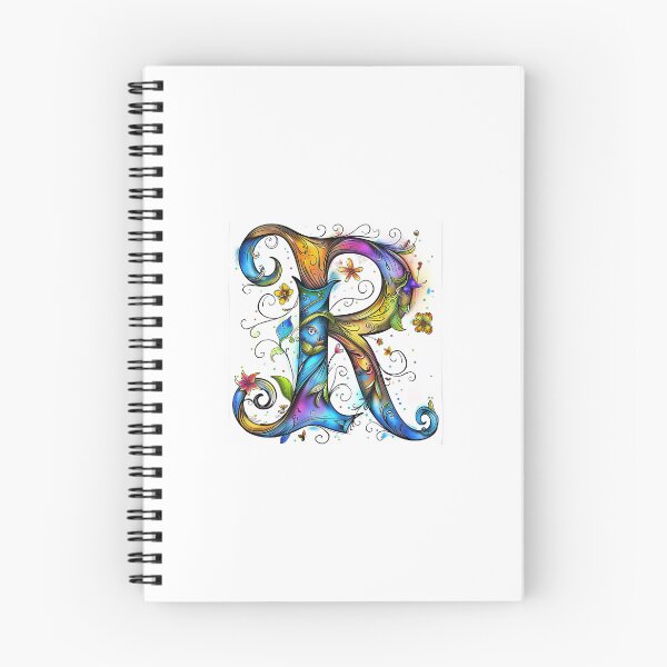Item preview, Whimsical Monogram Letter R designed and sold by Boddicca.