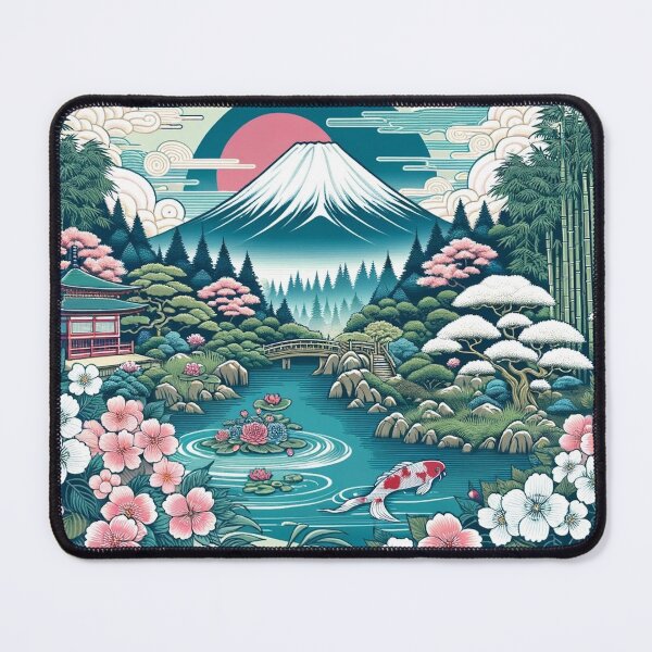Item preview, Japanese nature with Mt.Fuji designed and sold by saqui-com.