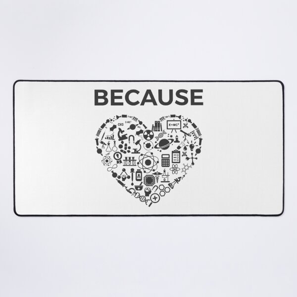 Item preview, Because Love Science - Science Chemistry Biology Quantum Math designed and sold by farhanhafeez.
