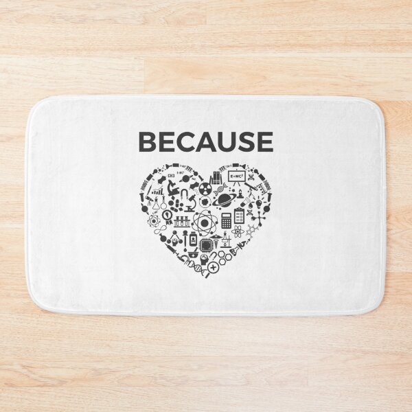 Item preview, Because Love Science - Science Chemistry Biology Quantum Math designed and sold by farhanhafeez.