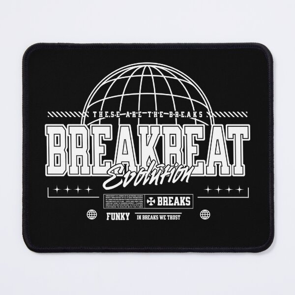 Item preview, BREAKBEAT  - Y2K Evolution Globe (white)  designed and sold by Discothreadz.