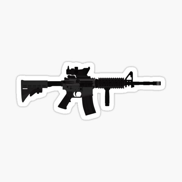 2nd Amendment American flag assault rifle ar15 m4 cross guns license plate 