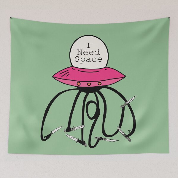 Item preview, Self Care Space Ship Alien  designed and sold by chaycreates.