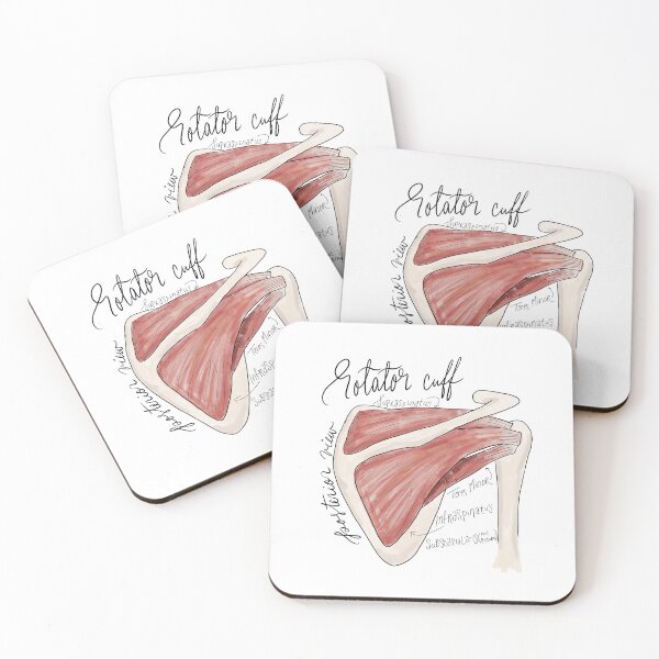 Item preview, Rotator Cuff Posterior View Anatomy Diagram designed and sold by stellaerosae.