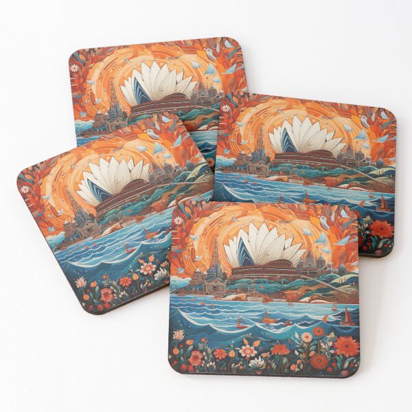 Item preview, Sydney Folk Painting designed and sold by Shutter-Dragon.