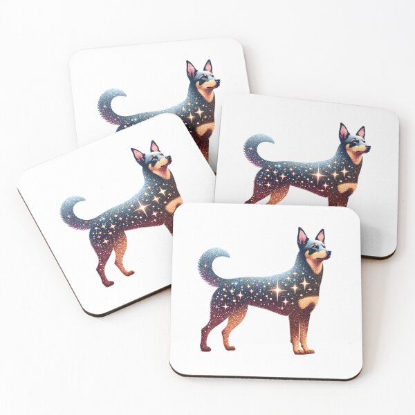 Item preview, Australian Kelpie Glitter Silhouette designed and sold by TheAnimalZ00.