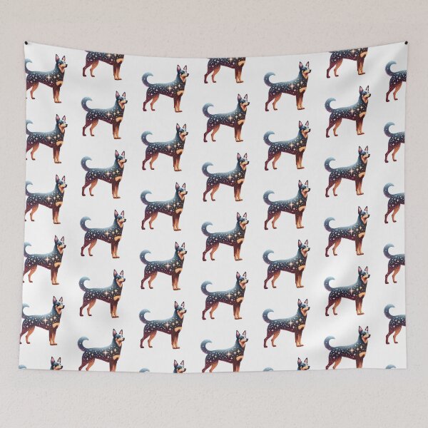 Item preview, Australian Kelpie Glitter Silhouette designed and sold by TheAnimalZ00.