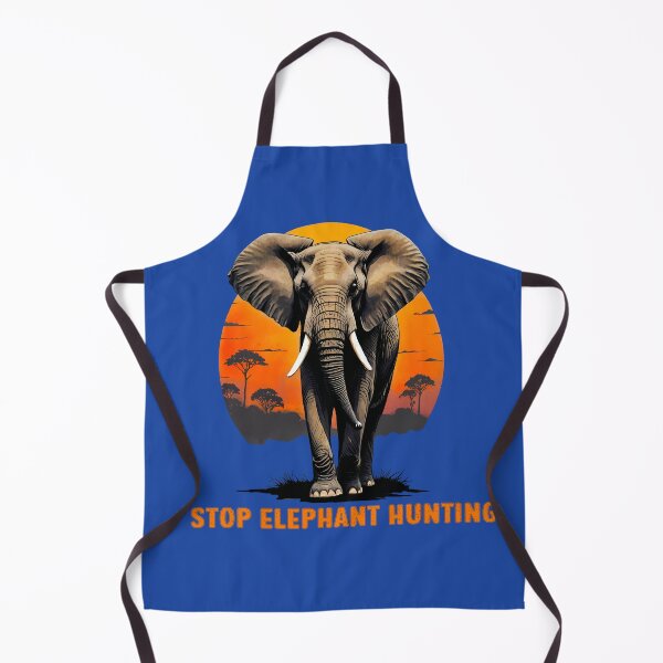 Item preview, Stop the Elephant Hunting designed and sold by ElenaHrubes.