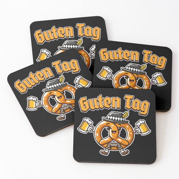 Item preview, Guten Tag Funny Cartoon German Pretzel designed and sold by DetourShirts.