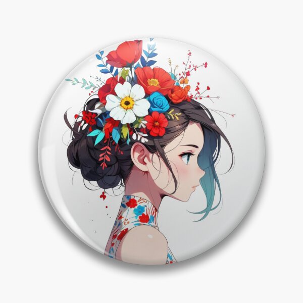Item preview, Flower Head Girl designed and sold by NEKKI Originals.