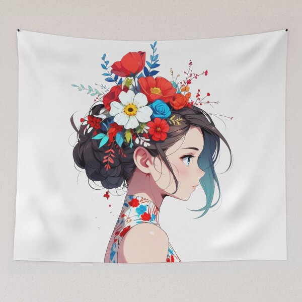 Item preview, Flower Head Girl designed and sold by NEKKI Originals.
