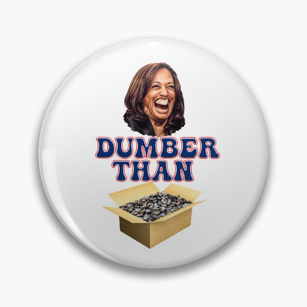 Item preview, Funny Cartoon Kamala Harris Dumber Than A Box Of Rocks designed and sold by carolina1.