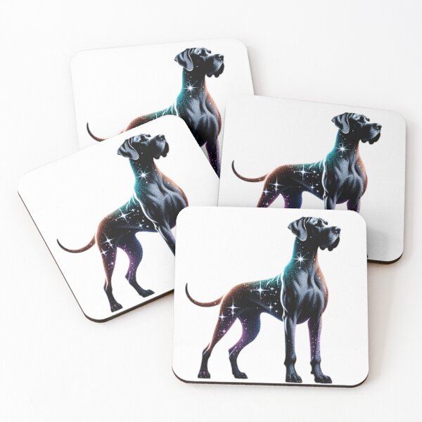 Artikelvorschau, Deutsche Dogge Glitzer Silhouette entworfen und verkauft von TheAnimalZ00.