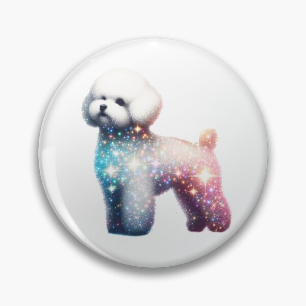 Item preview, Glitter Bichon Frise   designed and sold by TheAnimalZ00.