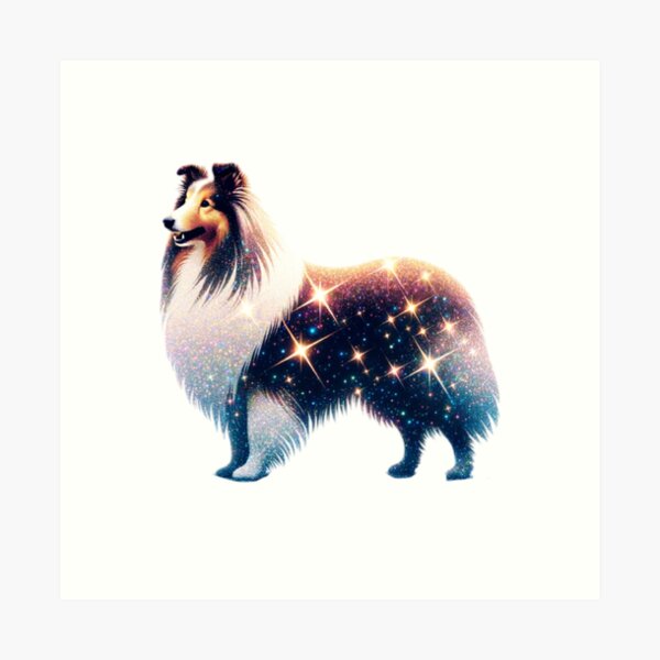 Item preview, Glitter Shetland Sheepdog designed and sold by TheAnimalZ00.