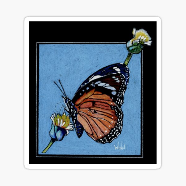 Item preview, Monarch Butterfly on a Dandelion  designed and sold by Brett Winn Art.