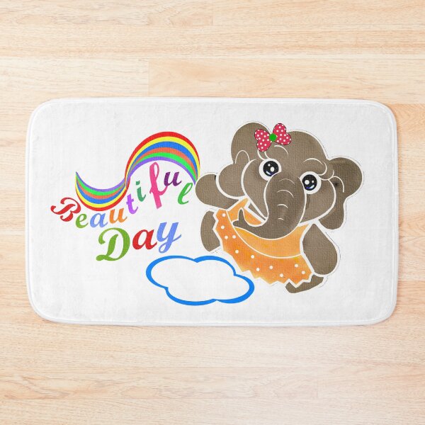 Item preview, Happy elephant enjoying a beautiful day designed and sold by Shirley cute art .