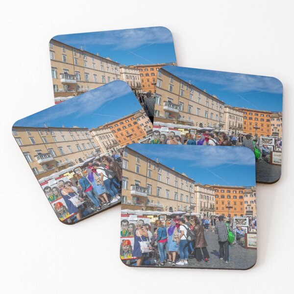 Item preview, Piazza Navona Rome Caricature Artist designed and sold by Martin Berry Photography.