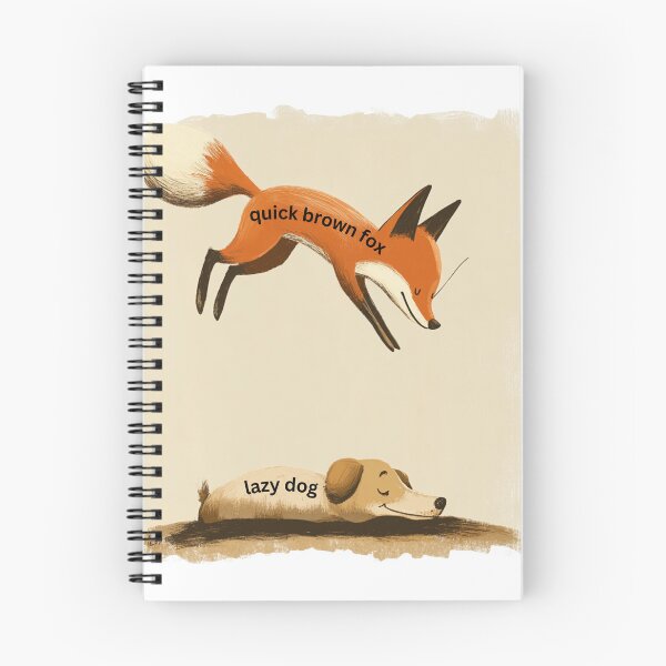Item preview, Quick brown fox jumps over the lazy dog designed and sold by liana campbell.