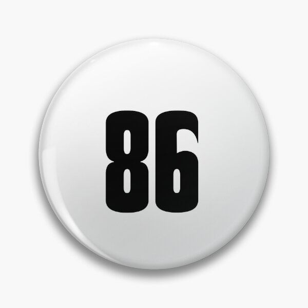 Item preview, 86, eighty-six, black, corleone designed and sold by Numbers-Art.