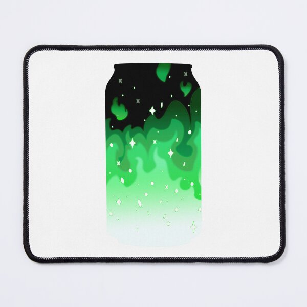 Item preview, Mystical Green Fire Soda Pop Can Art designed and sold by Carsondood.