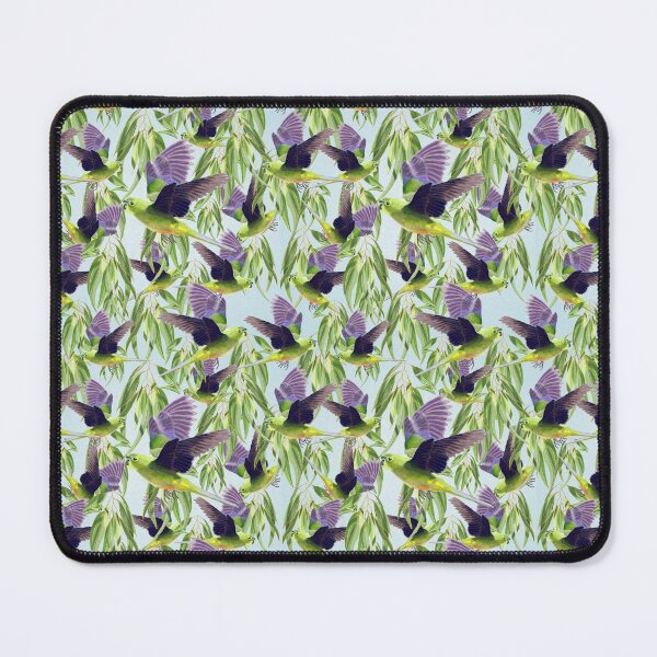 Item preview, Orange Bellied Parrot Pattern designed and sold by DoraBlackwood.