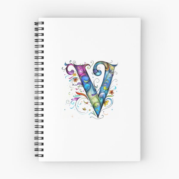 Artikelvorschau, Wunderlicher Monogrammbuchstabe V entworfen und verkauft von Boddicca.