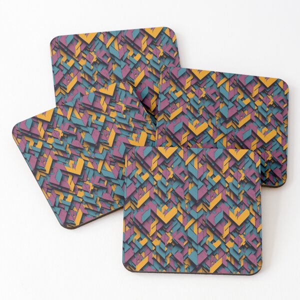 Item preview, Retro-Inspired Geometric Blocks designed and sold by Daniel Haddad.