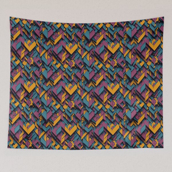 Item preview, Retro-Inspired Geometric Blocks designed and sold by Daniel Haddad.