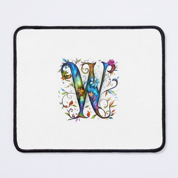 Item preview, Whimsical Monogram Letter W designed and sold by Boddicca.