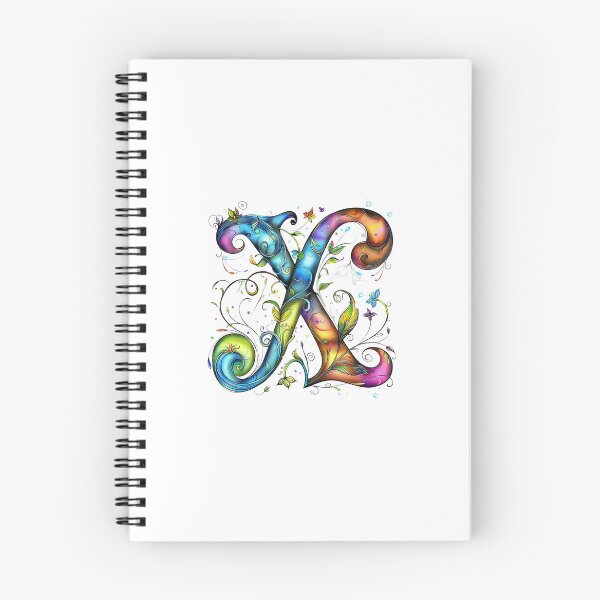 Item preview, Whimsical Monogram Letter X designed and sold by Boddicca.