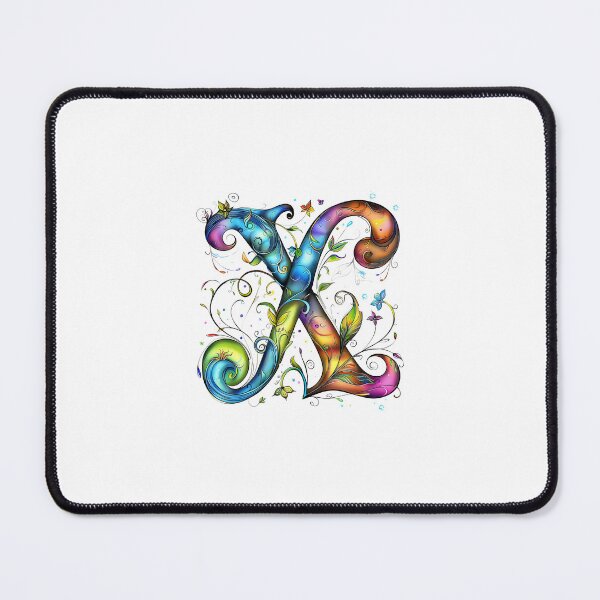 Item preview, Whimsical Monogram Letter X designed and sold by Boddicca.