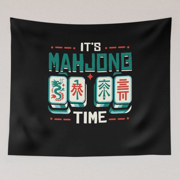 Item preview, It's Mahjong Time Funny Chinese Tile Game Player Lover designed and sold by Dressed For  Duty.