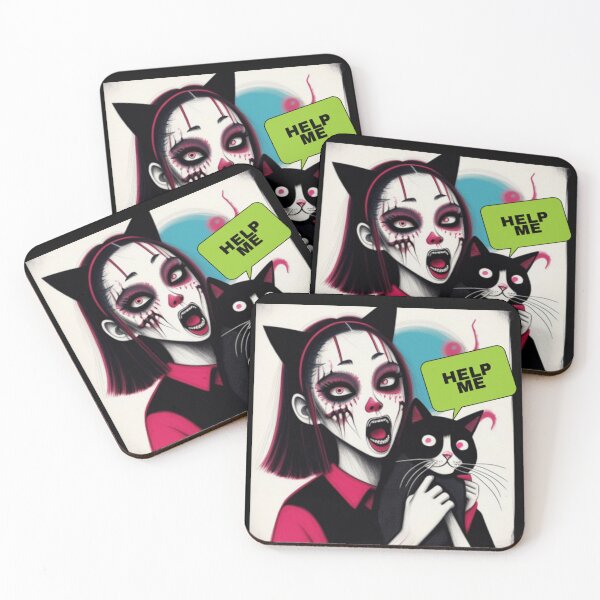 Item preview, Zombie cat mom designed and sold by Roxburylane.