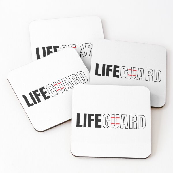 Item preview, Lifeguard Play On Words Calligram Design designed and sold by pixelpalette8.