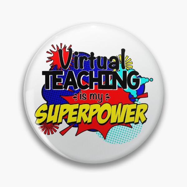 Item preview, Virtual Teaching is my SUPERPOWER designed and sold by CWLStacey.