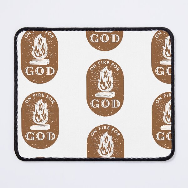 Item preview, On Fire For God, christian quotes  designed and sold by MoriaStore.