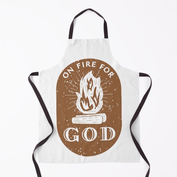 Item preview, On Fire For God, christian quotes designed and sold by MoriaStore.