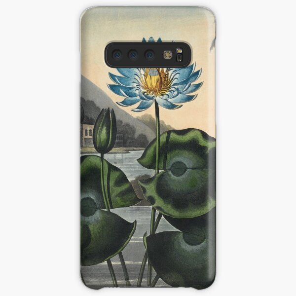 Botanical illustration: Blue Egyptian water lily by Robert Thornton – State Library Victoria Samsung Galaxy Snap Case