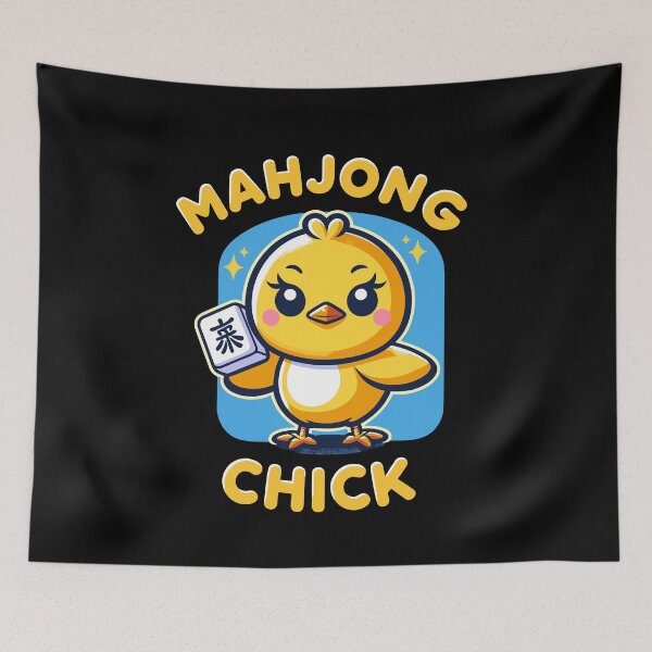 Item preview, Mahjong Chick Player Board Game Mah-Jongg China Solitaire designed and sold by Dressed For  Duty.