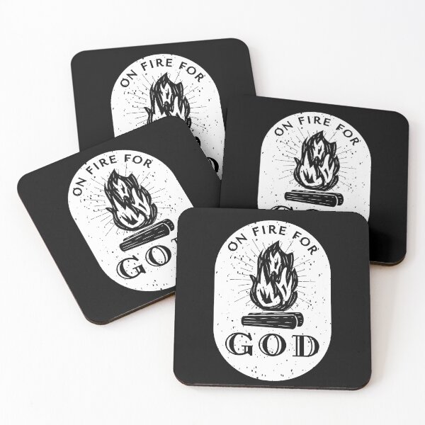 Item preview, On Fire For God, christian design designed and sold by MoriaStore.
