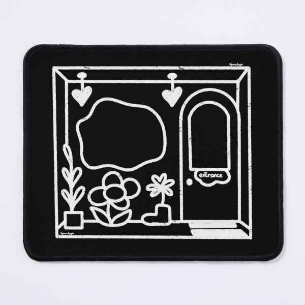 Item preview, Coffee shop entrance line drawing designed and sold by AJLineDrawings.