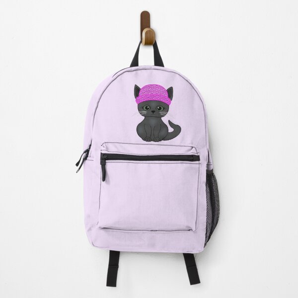 Item preview, Gato negro con gorro rosa designed and sold by kylie-kd.