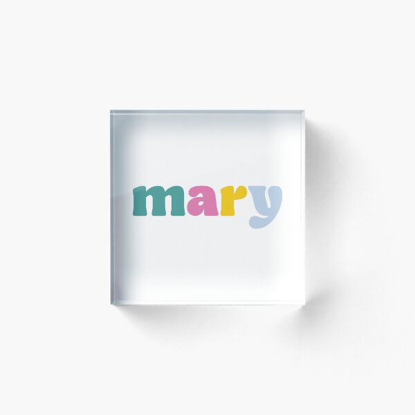 Item preview, María: nombre personalizado en una fuente de bloque colorida designed and sold by To the Lua.