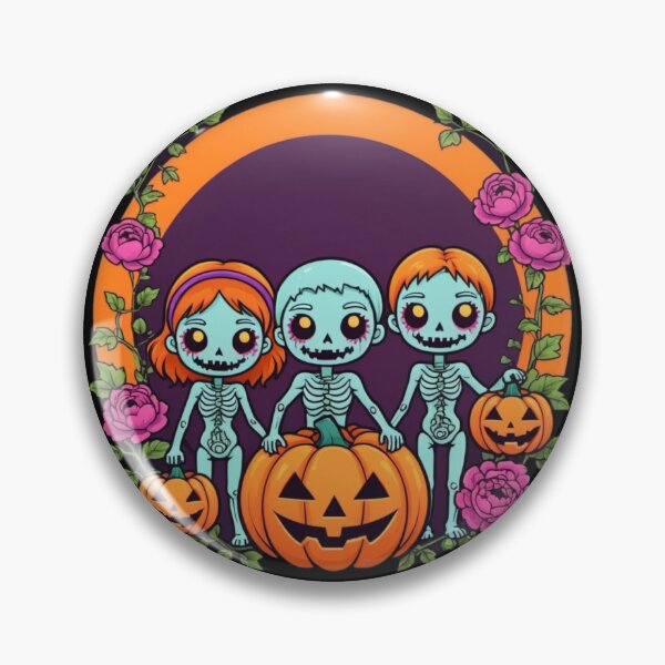 Item preview, Cute Zombie Trick or Treaters designed and sold by RedStacks.