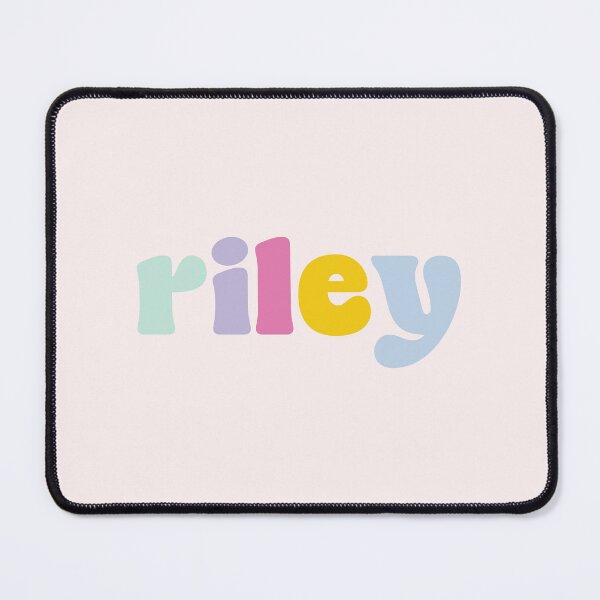 Item preview, Riley - Custom name on colorful block font designed and sold by To the Lua.
