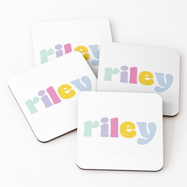 Item preview, Riley - Custom name on colorful block font designed and sold by To the Lua.