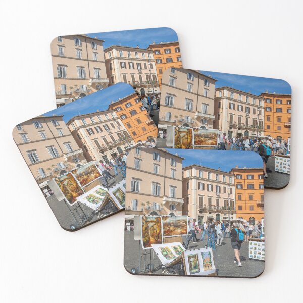 Item preview, Piazza Navona Artist Rome designed and sold by Martin Berry Photography.